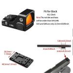 3 MOA Red Dot Holographic Sight for Taurus, Glock