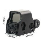 Red Green Dot Holographic Sight for Tactical Use