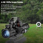MidTen 3-9x40 Rangefinder Reflex Scope Combo