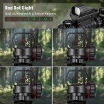 MidTen 3-9x40 Rangefinder Reflex Scope Combo