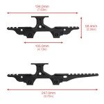 NOBUHIRO Tactical Red Dot Riser Mount Combo