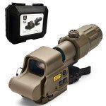 Red Dot Holographic Sight with 3X Magnifier Combo