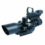 2.5-10X40 Rifle Scope with Red Dot Sight