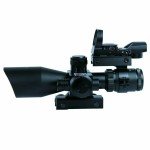 2.5-10X40 Rifle Scope with Red Dot Sight