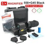558+G45 5X Holographic Red Dot Sight Bundle