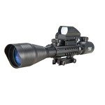 Pinty 4-12x50 Tactical Scope with Laser & Red Dot