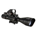 Pinty 4-12x50 Tactical Scope with Laser & Red Dot