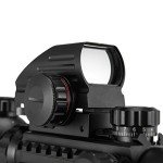 Pinty 4-12x50 Tactical Scope with Laser & Red Dot