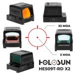 Holosun HE509T-RD X2 Enclosed Red Dot Sight