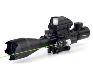 Tactical 4-16x50 Scope with Red/Green Dot