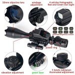 Tactical 4-16x50 Scope with Red/Green Dot