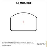 Leupold DeltaPoint Pro Reflex Sight, 2.5 MOA Dot