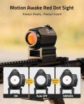 JackalHowl 2 MOA Red Dot Sight for Picatinny