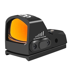 UUQ Mini Reflex Red Dot Sight for Rifles, Pistols and Shotguns 2MOA,7 Brightness Adjustments,(Suitable for RMR or 20mm Picatinny Rail)