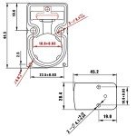 UUQ Mini Reflex Red Dot Sight for Rifles, Pistols and Shotguns 2MOA,7 Brightness Adjustments,(Suitable for RMR or 20mm Picatinny Rail)