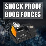 UUQ Mini Reflex Red Dot Sight for Rifles, Pistols and Shotguns 2MOA,7 Brightness Adjustments,(Suitable for RMR or 20mm Picatinny Rail)