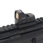 UUQ Mini Reflex Red Dot Sight for Rifles, Pistols and Shotguns 2MOA,7 Brightness Adjustments,(Suitable for RMR or 20mm Picatinny Rail)