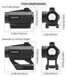 Votatu VRD501 2MOA Red Dot Sight with Mount