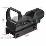 Tactical Red Green Dot Holographic Sight Scope
