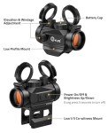 CVLIFE FoxSpook Motion Awake Red Dot Sight