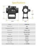 CVLIFE FoxSpook Motion Awake Red Dot Sight
