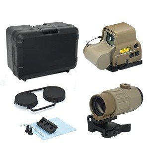 Red Dot Holographic Sight with G45 Magnifier