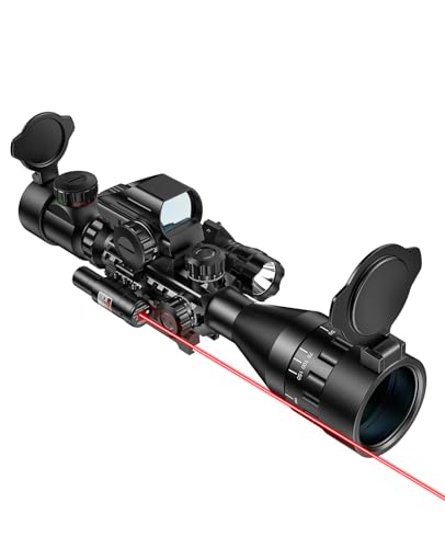 MidTen 4-16x50 AO Tactical Rifle Scope Bundle