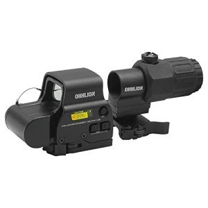 Green/Red Dot Holographic Sight with 3X Magnifier