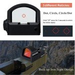 GOWUTAR Red Dot Sight with Multi-Reticle Features