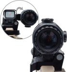 Green/Red Dot Holographic Sight with 3X Magnifier