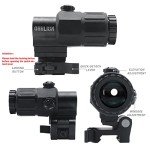 Green/Red Dot Holographic Sight with 3X Magnifier