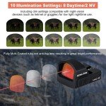 GOWUTAR Red Dot Sight with Multi-Reticle Features