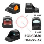 Holosun HS507C X2 Micro Reflex Sight
