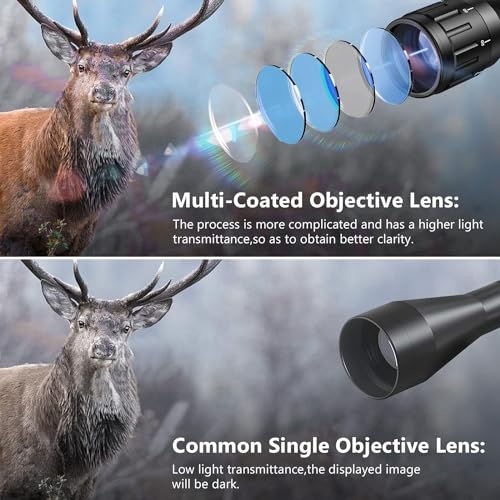 MidTen 4-16x50 AO Tactical Rifle Scope Bundle