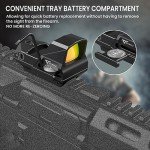 VOTATU RMD502-R Red Dot Sight with Multiple Reticles