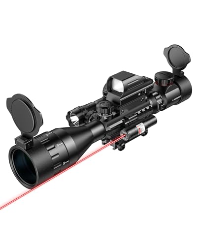 MidTen 4-16x50 AO Tactical Rifle Scope Bundle