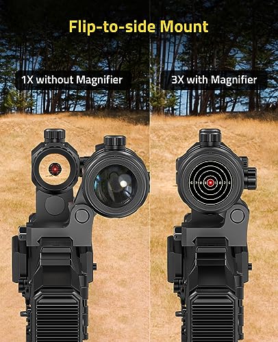 CVLIFE 3 MOA Red Dot with 3X Magnifier