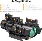 CVLIFE 4x32 Prism Scope with Illuminated Reticle
