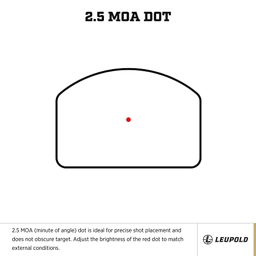 Leupold DeltaPoint Pro Red Dot Sight, 2.5 MOA