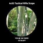 CVLIFE 4x32 Prism Scope with Illuminated Reticle