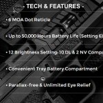 Holosun HS407K X2 Red Dot Sight Bundle