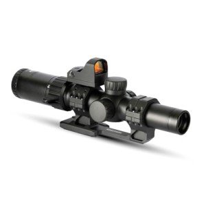 Monstrum Ladon 1-6x24 Rifle Scope with Red Dot