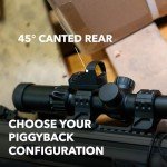 Monstrum Ladon 1-6x24 Rifle Scope with Red Dot