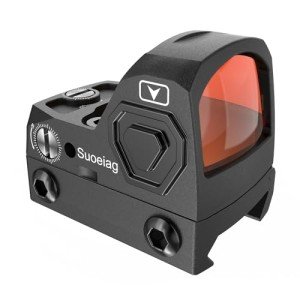Compact Red Dot Sight with Adjustable Brightness