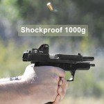 Compact Red Dot Sight with Adjustable Brightness