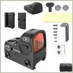 Compact Red Dot Sight with Adjustable Brightness
