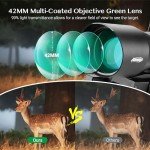 AOMEKIE 3-9x42 Rifle Scope with Holographic Sight