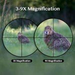 AOMEKIE 3-9x42 Rifle Scope with Holographic Sight