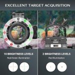 AOMEKIE 3-9x42 Rifle Scope with Holographic Sight