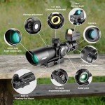 AOMEKIE 3-9x42 Rifle Scope with Holographic Sight